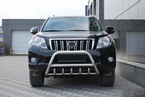 Toyota Land Cruiser Prado 150 2009–2023 Predný ochranný rám WT003 (nerez) fotografia 4