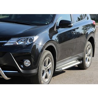 Bočné nášľapy Allmond Grey (2 ks, hliník) Toyota Rav 4 2013–2018 fotografia 1