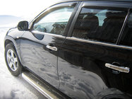 Toyota Rav 4 2006–2013 Vonkajšie nerezové lišty okien (4 ks) Carmos - turecká oceľ fotografia 1