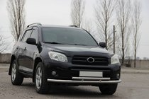 Toyota Rav 4 2006–2013 Predný ochranný rám ST014-1 (nerez) fotografia 2