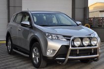 Toyota Rav 4 2013–2018 Predný ochranný rám WT018 (nerez) fotografia 2