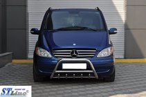 Mercedes Viano 2004–2014 Predný ochranný rám WT003/004 (nerez) 60 mm, s nápisom fotografia 4