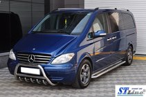 Mercedes Viano 2004–2014 Predný ochranný rám WT003/004 (nerez) 60 mm, s nápisom fotografia 5