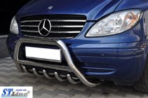 Mercedes Viano 2004–2014 Predný ochranný rám WT003/004 (nerez) 60 mm, s nápisom fotografia 6