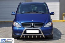 Mercedes Viano 2004–2014 Predný ochranný rám WT003/004 (nerez) 60 mm, s nápisom fotografia 7