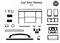 Land Rover Discovery II 1998–2004 Kryty palubnej dosky Hliník fotografia 2