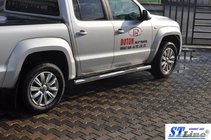 Volkswagen Amarok 2010–2022 Bočné rúrky (2 ks, nerez) 60 mm fotografia 3