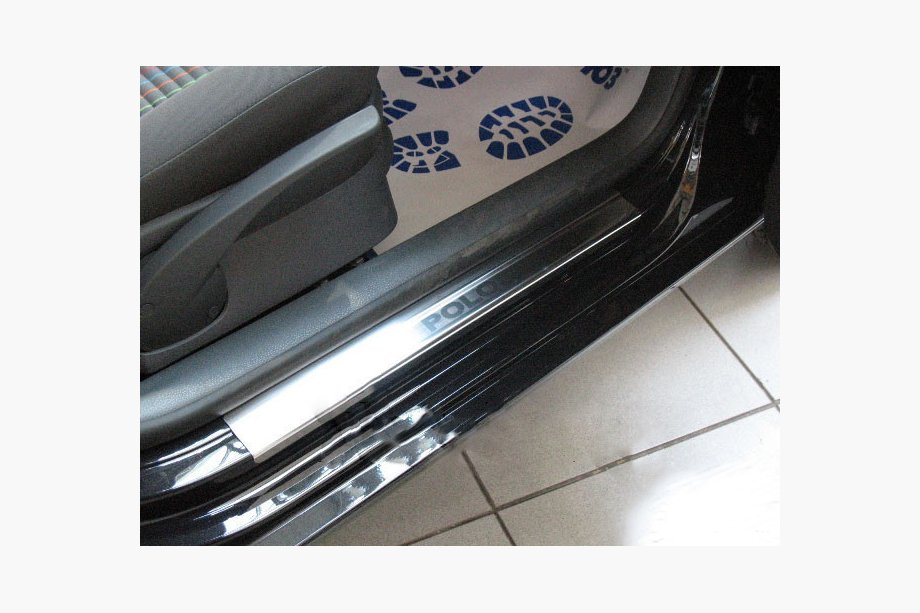 Volkswagen Polo 2001–2009 Nerezové prahové lišty Nataniko (4 ks) Image