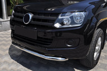 Volkswagen Amarok 2010–2022 Predný ochranný rám ST008 (nerez) fotografia 1