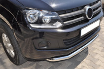 Volkswagen Amarok 2010–2022 Predný ochranný rám ST008 (nerez) fotografia 5