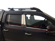 Volkswagen Amarok 2010–2022 Ozdobné lišty okien (4 pásy, nerez) Carmos - turecká oceľ fotografia 1