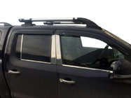 Volkswagen Amarok 2010–2022 Lišty na stĺpiky dverí (6 ks, nerez) fotografia 3