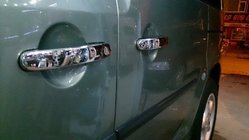 Volkswagen Caddy 2015–2020 Kryty kľučiek (nerezová oceľ) 4 ks. OmsaLine – talianska nehrdzavejúca oceľ fotografia 4