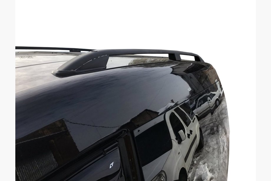 Volkswagen Caddy 2020– Strešné lyžiny Skyport BLACK Image