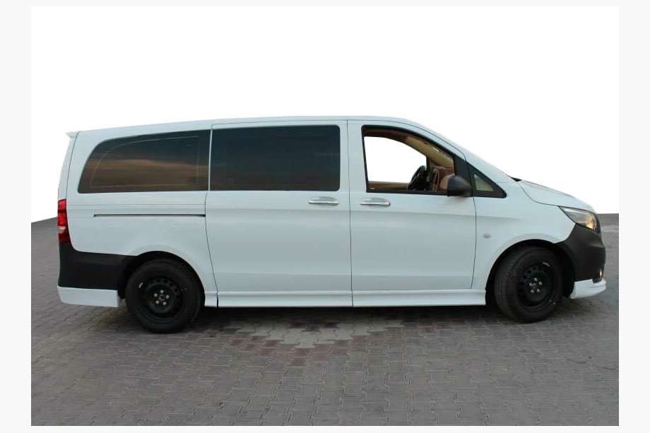 Mercedes Vito/V-trieda W447 2014– Bočné prahy (na lakovanie) ExtraLong, 2 posuvné dvere Image