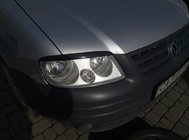 Volkswagen Caddy 2004–2010 Mračidlá na svetlá (čierne) fotografia 7