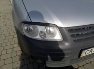 Volkswagen Caddy 2004–2010 Mračidlá na svetlá (čierne) fotografia 9