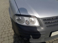 Volkswagen Caddy 2004–2010 Mračidlá na svetlá (čierne) fotografia 5