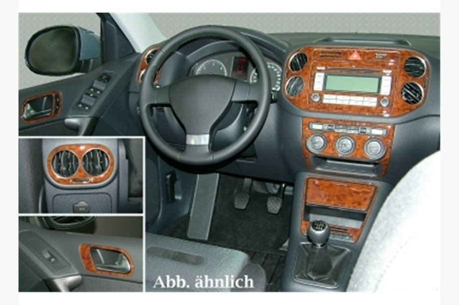 Volkswagen Tiguan 2007–2016 Kryty na palubnú dosku (2011-2015) Čierne Fotografia 4