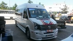 Volkswagen Crafter 2006–2016 Predný nárazníkový lip 2012↗ (Era so skosením, na lakovanie) fotografia 2