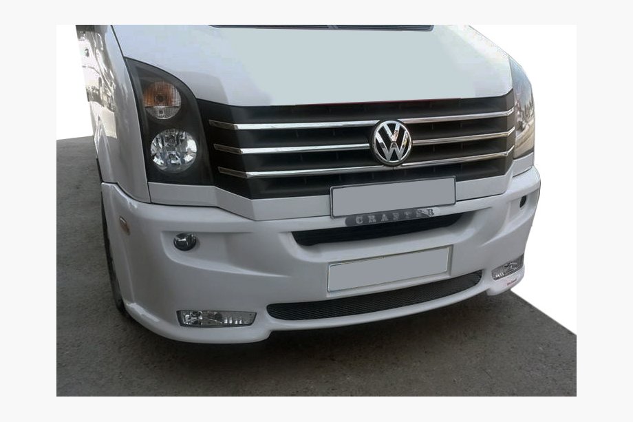 Volkswagen Crafter 2006–2016 Predný nárazníkový lip 2012↗ (Era so skosením, na lakovanie) Image