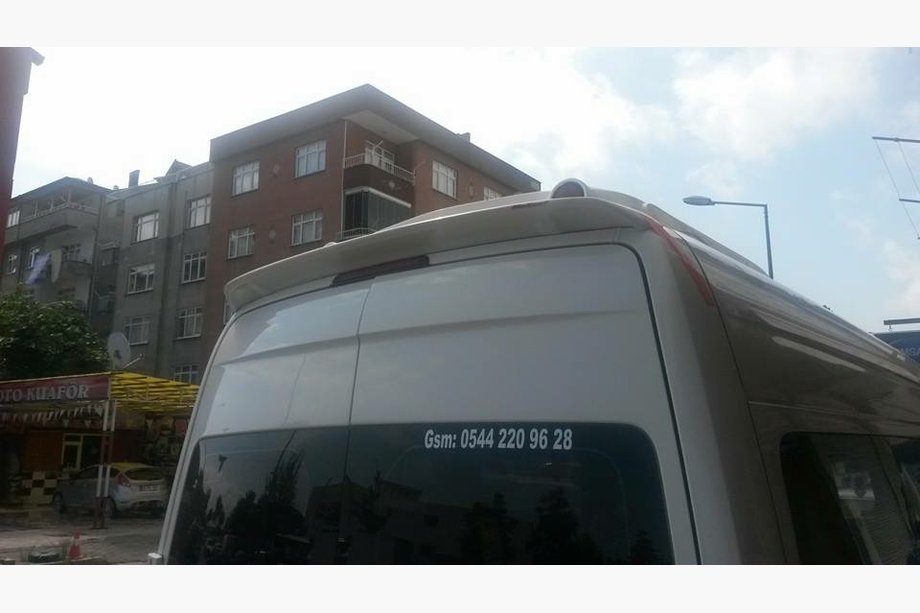 Volkswagen Crafter 2006–2016 Spojler Anatomik (úzky model, na lakovanie) Fotografia 4