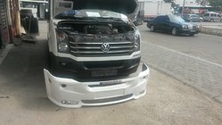 Volkswagen Crafter 2006–2016 Predný nárazníkový lip 2012↗ (Era so skosením, na lakovanie) fotografia 4