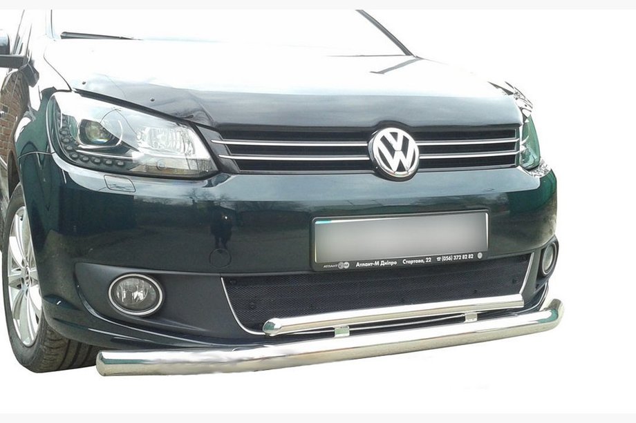 Volkswagen Caddy 2010–2015 Predný dvojitý ochranný rám 70/48 mm (nerez) Image