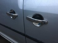 Volkswagen Caddy 2004–2010 Kryty kľučiek (nerezová oceľ) 4 ks, Carmos – turecká oceľ fotografia 3