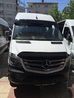 Mercedes Sprinter W906 2006–2018 Deflektor čelného skla na ráme V1 (čierny lesk, 5 mm) fotografia 3