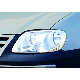 Nerezové lišty na svetlomety (2 ks) Volkswagen Caddy 2004–2010 fotografia 4