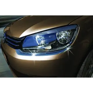 Nerezové kryty svetlometov (2 ks) Volkswagen Caddy 2010–2015 fotografia 1