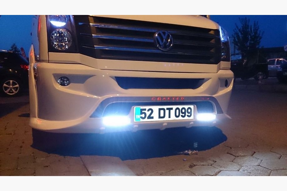 Volkswagen Crafter 2006–2016 Spojlerová lišta predného nárazníka 2012↗ (Sport-3, na lakovanie) Fotografia 8
