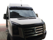 Volkswagen Crafter 2006–2016 Deflektor čelného skla na ráme V1 (čierny lesk, 5 mm) fotografia 1