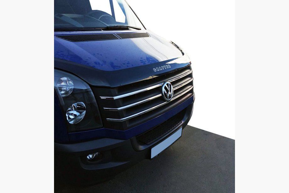Volkswagen Crafter 2006–2016 VÝPREDAJ! Lišty na masku 2011-2017 (nekompletná sada) Image