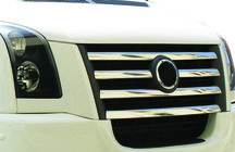 Volkswagen Crafter 2006–2016 Chrómové lišty na masku 2006-2011 fotografia 7