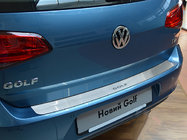 Volkswagen Golf 7/E-Golf 2012–2020 Nerezová lišta na zadný nárazník Nataniko Variant (kombi) fotografia 1