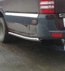 Volkswagen Crafter 2006–2016 Bočné rúrky za zadným kolesom (2 ks, nerez) fotografia 5