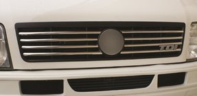Volkswagen LT 1995–2006 Lišty na mriežku (8 ks, nehrdzavejúca oceľ) fotografia 1