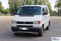Volkswagen T4 Transporter 1990–2003 Spodná jednoduchá vlnová ochranná tyč ST007 (nerez) fotografia 2