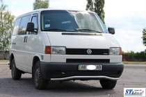 Volkswagen T4 Transporter 1990–2003 Spodná jednoduchá vlnová ochranná tyč ST007 (nerez) fotografia 3