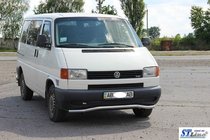 Volkswagen T4 Transporter 1990–2003 Spodná jednoduchá vlnová ochranná tyč ST007 (nerez) fotografia 6
