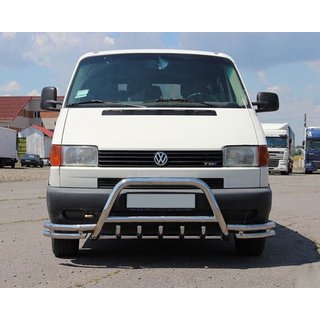 Predný ochranný rám WT003 Plus-2 (nerez) Volkswagen T4 Caravelle/Multivan 1990–2003 fotografia 2
