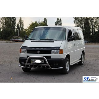 Predný ochranný rám WT003 Plus-1 (nerez) Volkswagen T4 Transporter 1990–2003 fotografia 2