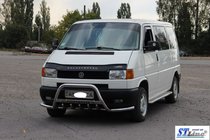 Volkswagen T4 Caravelle/Multivan 1990–2003 Predný ochranný rám WT003 Plus-1 (nerez) fotografia 2