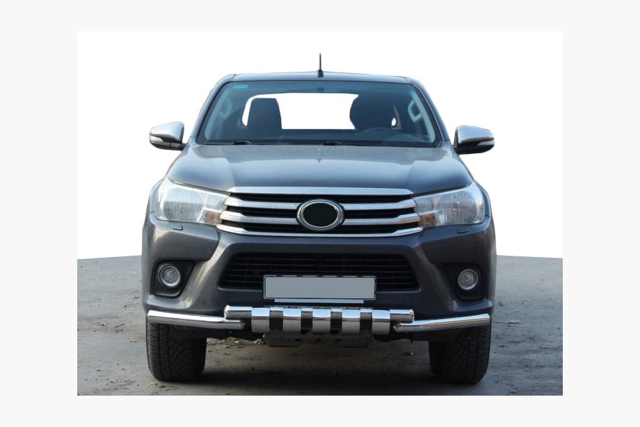 Toyota Hilux 2015– Predný ochranný rám F3-34 (nerez) Image