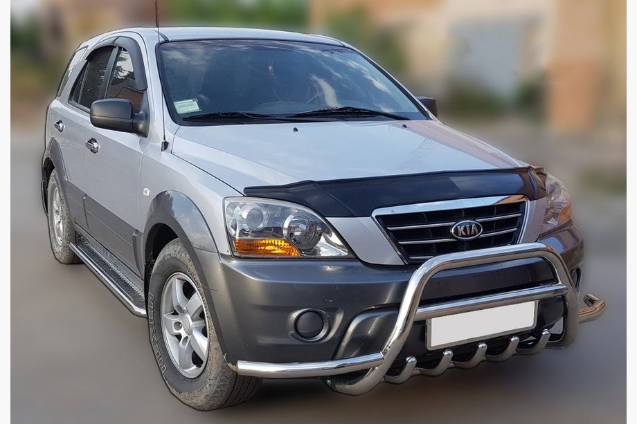 Kia Sorento I BL 2002–2009 Predný ochranný rám (bullbar) WT003-Exclusive (nerez) Image