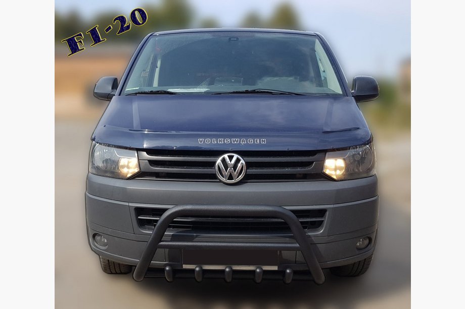 Volkswagen T5 2010–2015 Bullbar WT003 Black (nerez) Image