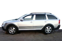 Skoda Octavia II A5 2010–2013 Okenné deflektory SW (4 ks, HIC) fotografia 10