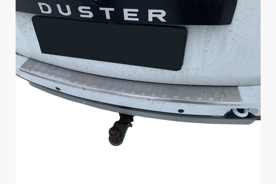 Renault Duster 2008–2017 VÝPREDAJ! Carmos lišta na zadný nárazník so zahnutým okrajom (nerez) Image